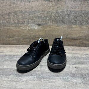 Born Bayne Black Leather Lace Up Sneakers Men's Size 10